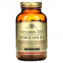  Solgar Vitamin D3 10  400 IU 250 
