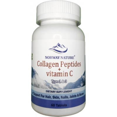  Norway Nature Collagen 750 mg Vitamin C 60 