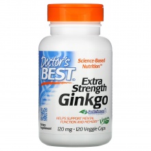 Антиоксидант Doctor’s Best Extra Strength Ginkgo Biloba 120 мг 120 капсул