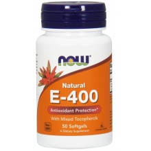  NOW Vitamin E-400 Mixed Tocopherols 50 