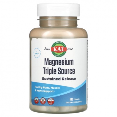  Kal Magnesium Vitamins Triple Source 500  100 