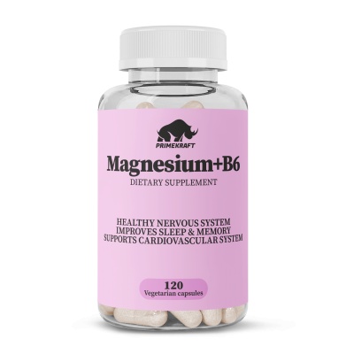  Prime Kraft Magnesium Vitamin B6 120 