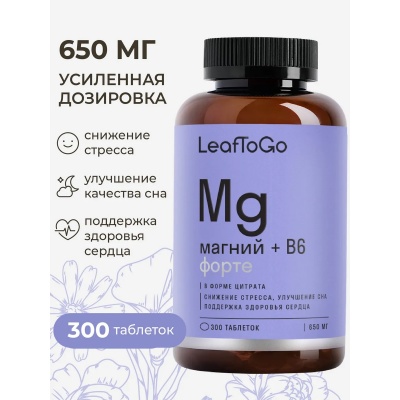  LeafToGo Mg + B6 300 